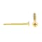 Prime-Line Wood Screw, Flat Head, Phillips Drive No. 4 X 1in Solid Brass 25PK 9034349 - alternate 2